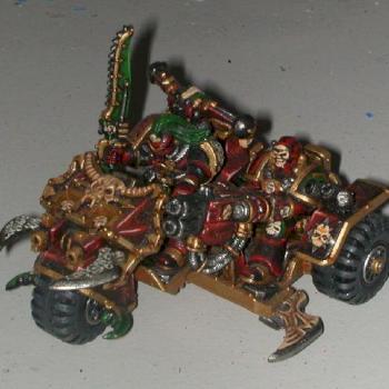 Khornate Chaos Marine Attack Bike by Sar