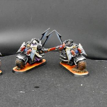 Dark Vengeance Ravenwing bike squadron by Puldominiatures