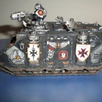 Black Templars Rhino by SiegfridTheChampion