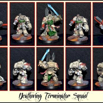 Dark Vengeance Dark Angels Deathwing terminator squad by Puldominiatures