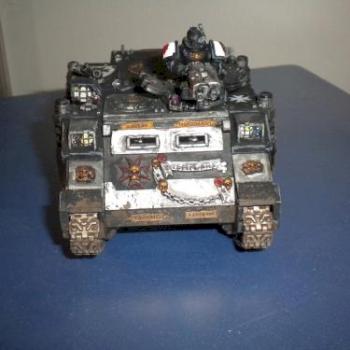 Black Templars Rhino by SiegfridTheChampion