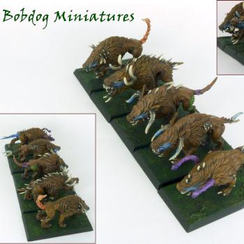 Chaos Warhounds by bobdog