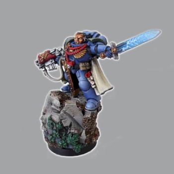 Ultramarines 4th Company Captain Uriel Ventris by Dark Monkey