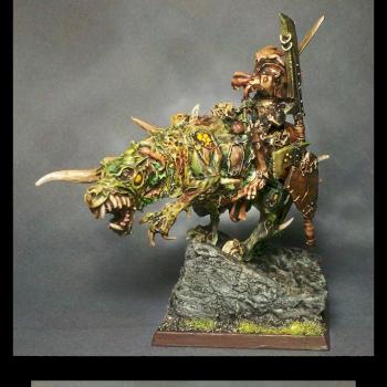Kazyk the Befouled on Rotbeast by jormi_boced