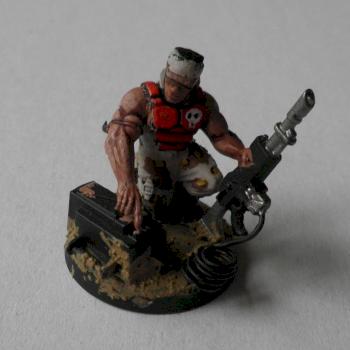 Imperial Veteran with Lasgun - Desert Camo (WIP) by schnickers