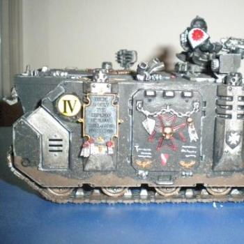 Black Templars Rhino by SiegfridTheChampion