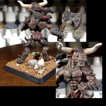 Minotaur, Mercenaries Monster 14007 by Knighthart