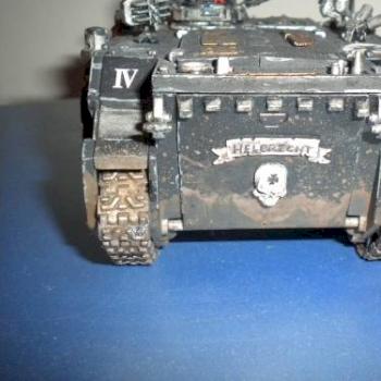 Black Templars Rhino by SiegfridTheChampion