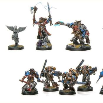 Space Wolves Characters. Rune and Wolf priests and guard by GraveRisen