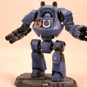 Contemptor Pattern Ultramarine Dreadnought by SirAndrew