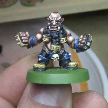 blood bowl chaos dwarf by Tomguro
