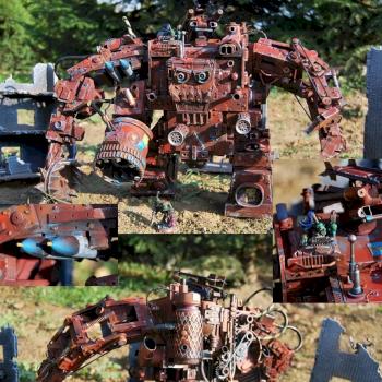 Mega Orks Gargant Stompa Titan :D by GobBoss