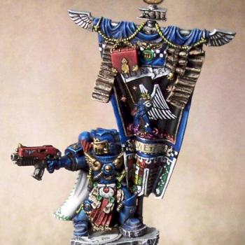 Ultram Marine Standard Bearer by Reaper Man 2020