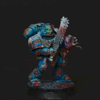 Space marines sergeant by Rentall