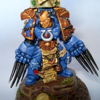 Captain SICARIUS (old) Space Marine by paintingknights