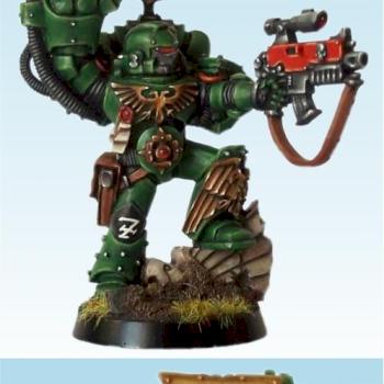 Salamander Sergeant by Sigmar3