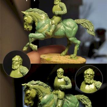 Knight work in progress by Scibor