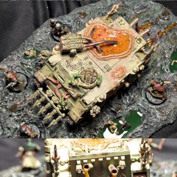 Nurgle Rhino Diorama by Sotnia