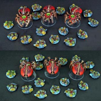 Canoptek Spiders & scarab swarms by Rupert1983