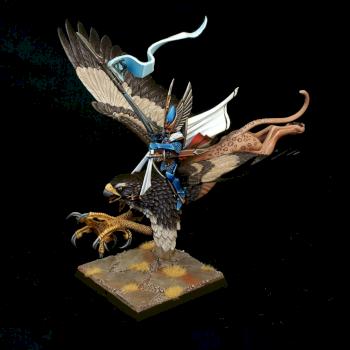 High Elf Prince on Griffon by UnlimitedColours