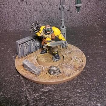 Space Marine Imperial Fist Scout by Daonemdt