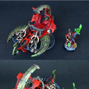 Catacomb Command Barge & Overlord with warscythe by Rupert1983