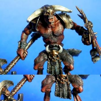 Daemon Prince of Khorne by Munigrot