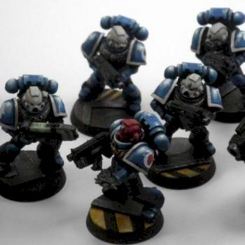 Ultramarines Tactical Squad by hippitro