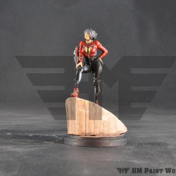 Kingdom Death Black & Red Pin Up by hmpaintworkshop