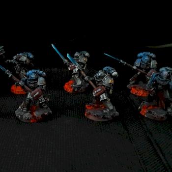 Grey knights Strike squad by RychuBania