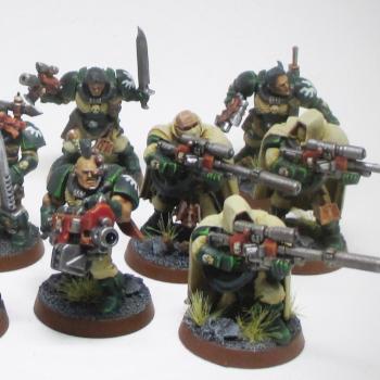 Dark Angels Scout Kill Team by Errant Painting