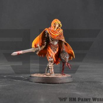 Kingdom Death Twilight Knight Pin Up by hmpaintworkshop