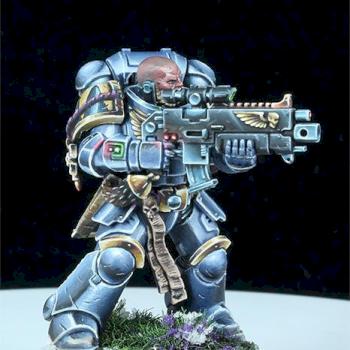 Veteran Sargent Primaris Intercessors Space Wolves by Tempes