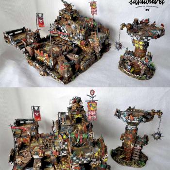 EPIC ORKS WAAAGH FORT TERRAIN + WATCHTOWER by studiolevel