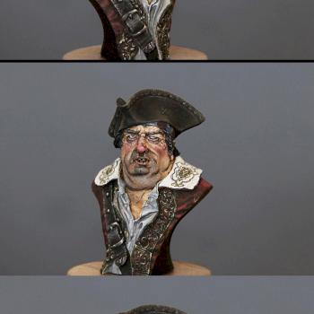 Pirate's bust. Mintdragon2017 finalist. by Ochakovo_paints