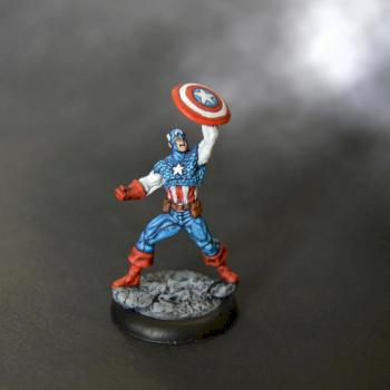 CAPITAN AMÉRICA KNIGHT MODELS by juanlurockerman