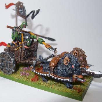 Orc Boar Chariot by SteveChamberlain