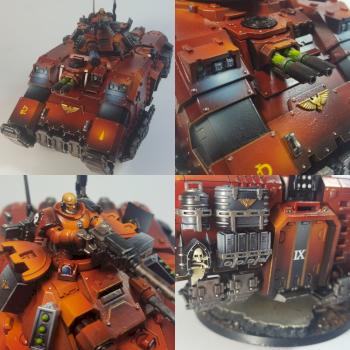 Blood Angels Primaris Repulsor Tank by George1