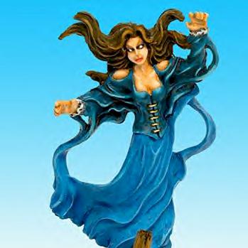 Reaper Miniature D&d Mini Wizard Sorcerer Necromancer Female Elf Drow...