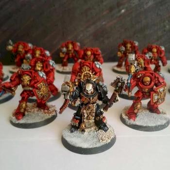 Space marine Terminator Chaplain by feekejames