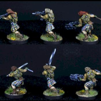 Infinity Ariadna 45th Highlanders--Clan Buchanan by MProfit7
