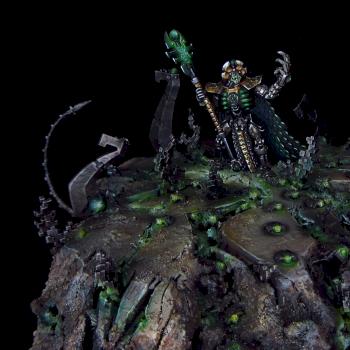 Necron Overlord Diorama by Awaken Realms