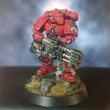 Blood Angels Tactical Marine by justinscouse