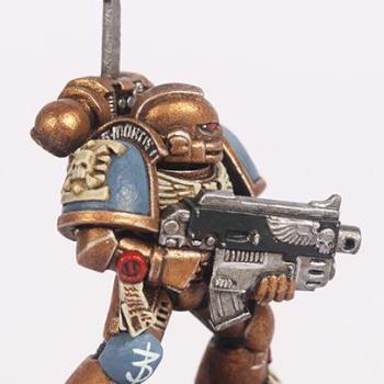Custom chapter space marine by William Black