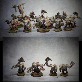 Warboss Nobz and Painboy by Matpaint