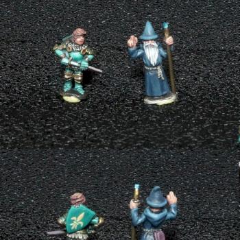Knight and Mage 15mm by Loki_Arkaniel
