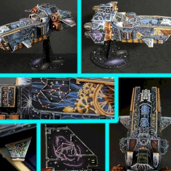 space wolves Stormfang Gunship by ozmsken