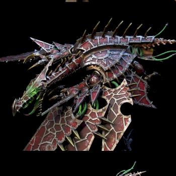 Chaos Space Marine Heldrake by SavageDPainting