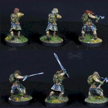 Infinity Ariadna 45th Highlanders--Clan Buchanan by MProfit7