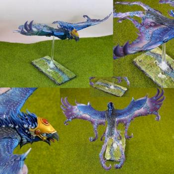 High Elves Frostheart Phoenix by BaerPainting